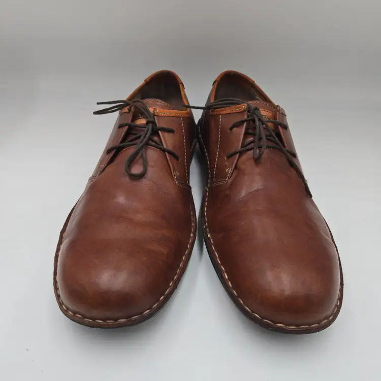 Pikolinos Santiago Oxford Brown Leather Men's Shoes Size 44 (US 10.5-11) Lace Up