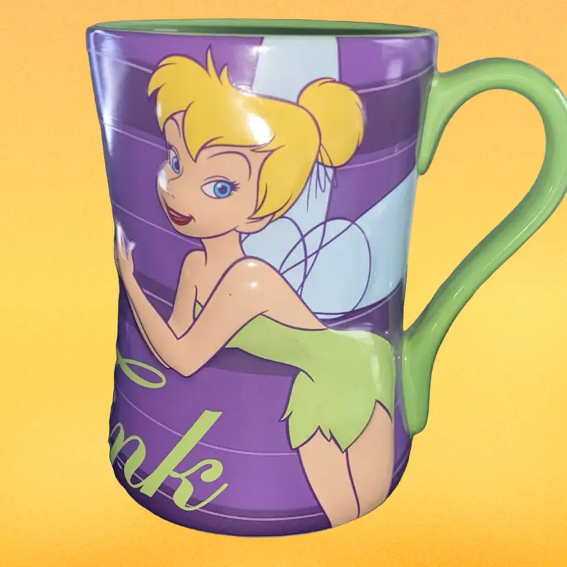 Large Disney Store Raised Image Tinker bell Mug