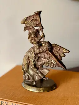 Solid brass angel candle holder - Jainson, Made In India