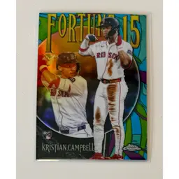Kristian Campbell RC Fortune 15 Boston Red Sox