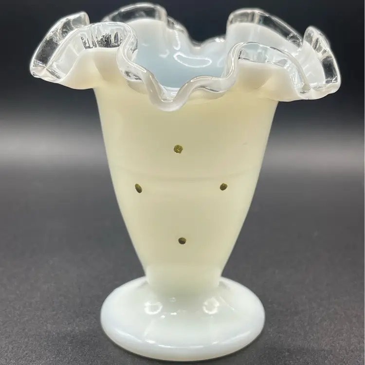 Fenton Silver Crest Mini Vase