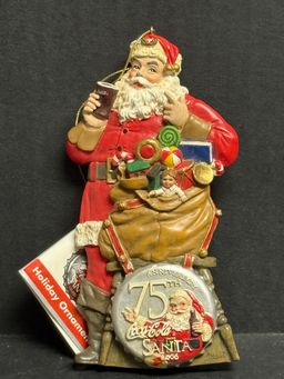 Coca Cola 2006 Christmas Ornament - 75th Anniversary