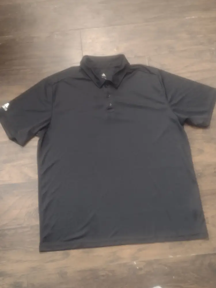 Adidas Black Polo Shirt Classic Style Size XL..