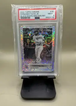 Fernando Tatis Jr - San Diego Padres - 2022 Topps Chrome Black & White Mini-Diamond