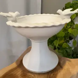 1960s Lefton Porcelain Birdbath