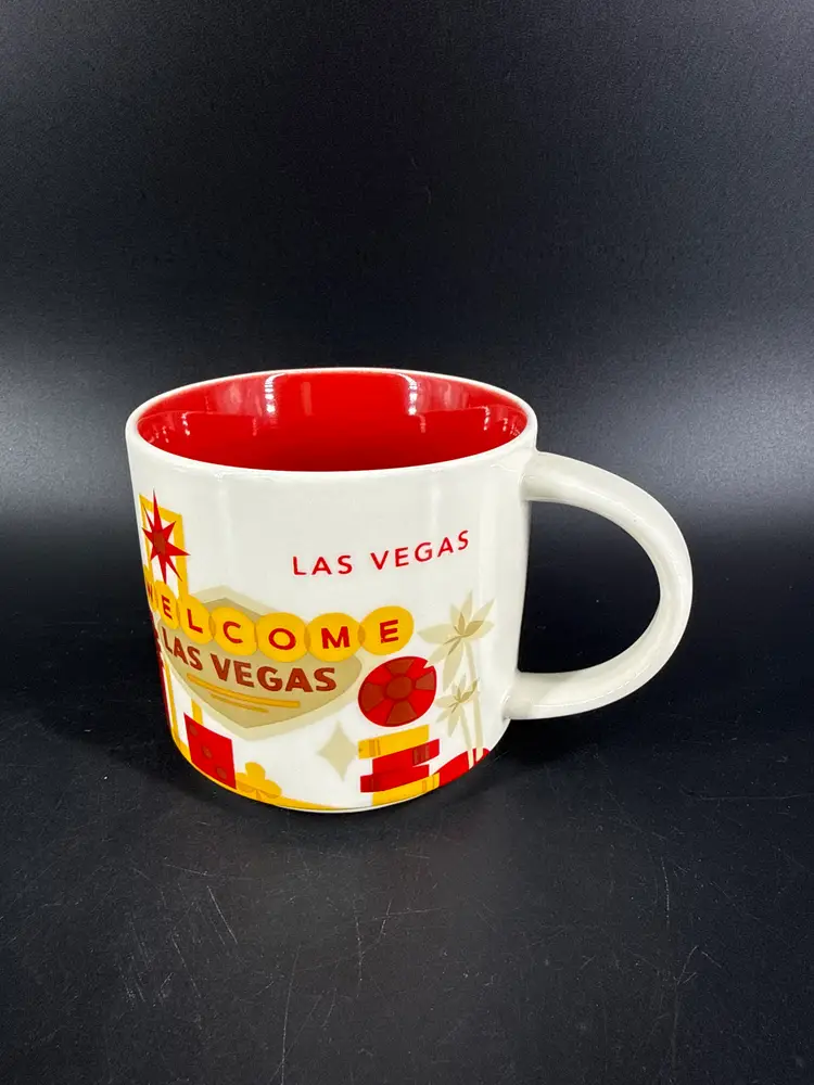 Starbucks 2015 "You Are Here" Welcome To Las Vegas 14oz Coffee Mug EUC