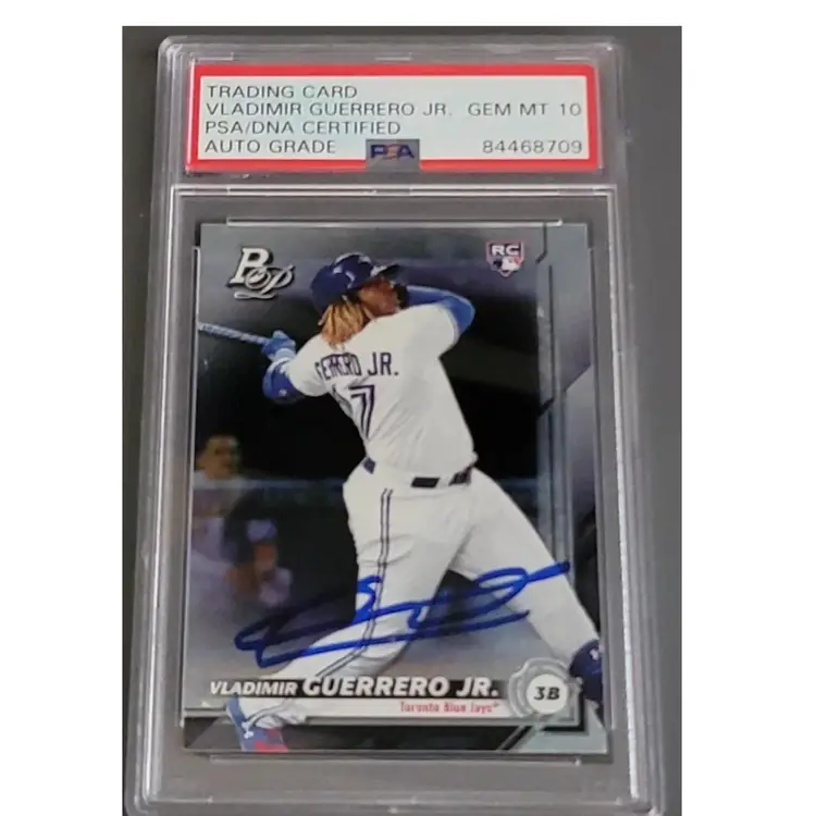 2019 Bowman Platinum Vladimir Guerrero Jr Auto'd Card PSA Authenticated
