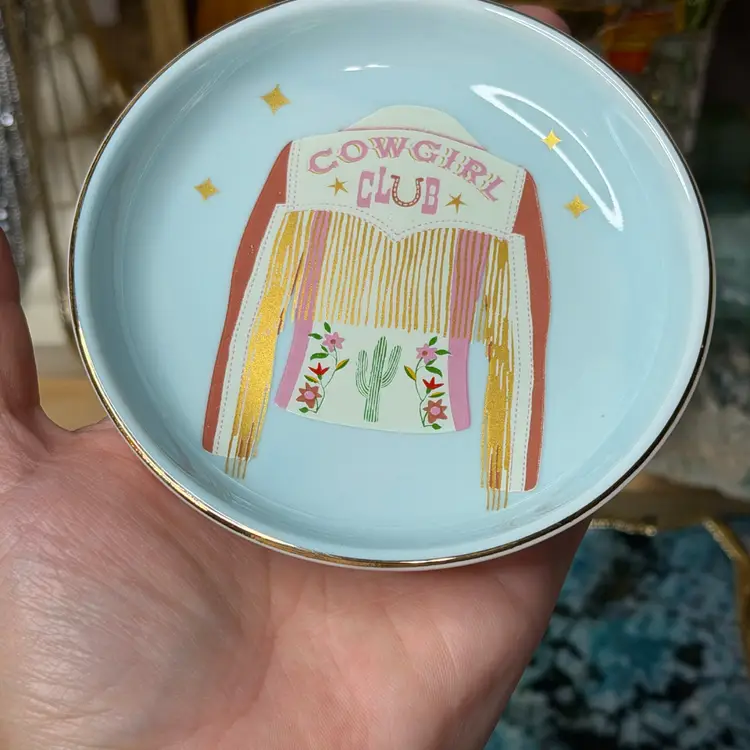 Cowgirl Trinket Jewelry Dish! (jewelry Not Included) 💎