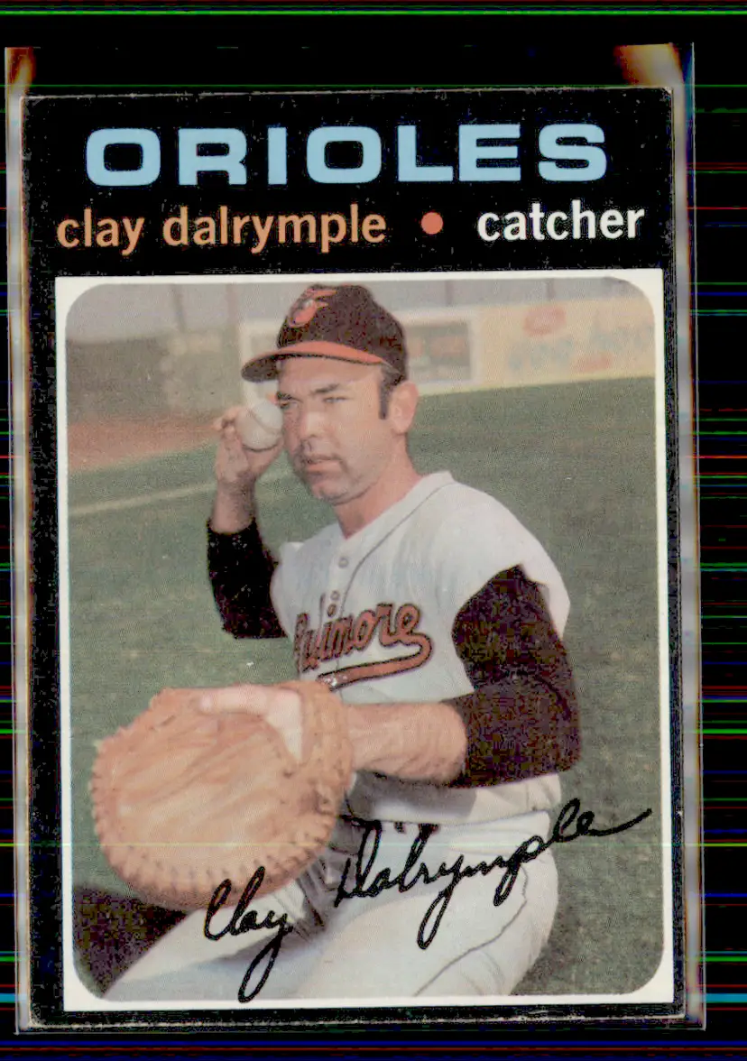 Clay Dalrymple 1971 Topps #617 - Baltimore Orioles - (pk8-517)