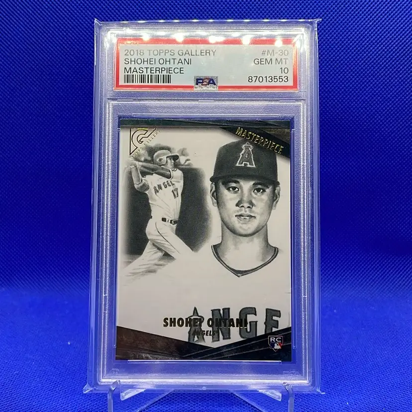 2018 Topps Gallery Masterpiece Pop 15 Shohei Ohtani PSA 10 Rookie Los Angeles Dodgers