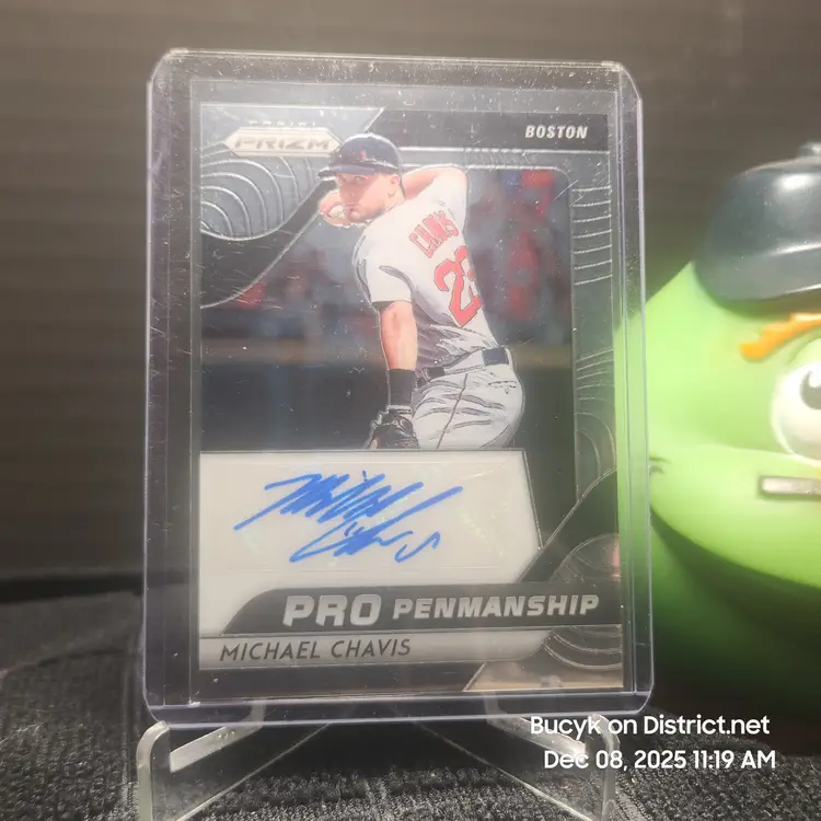 2020 Panini PRIZM Auto - Michael Chavis Boston Red Sox