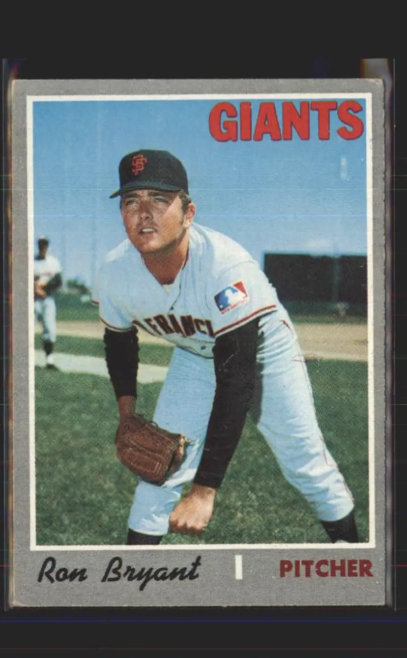 Ron Bryant 1970 Topps #433 - (pk6) - San Francisco Giants
