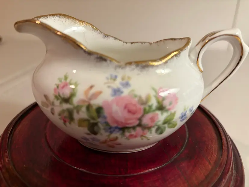 Moss Rose Creamer By Royal Albert England