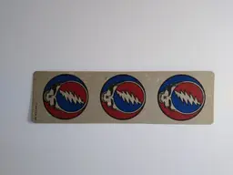 Vintage Grateful Dead Steal Your Face Bookmark The Bookmark Co. 1994 Licensed