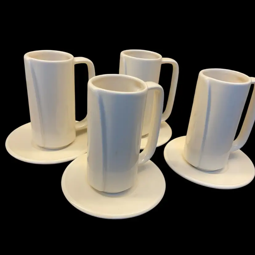 MCM Claudia Shire Mugs & Saucers 4 Sets