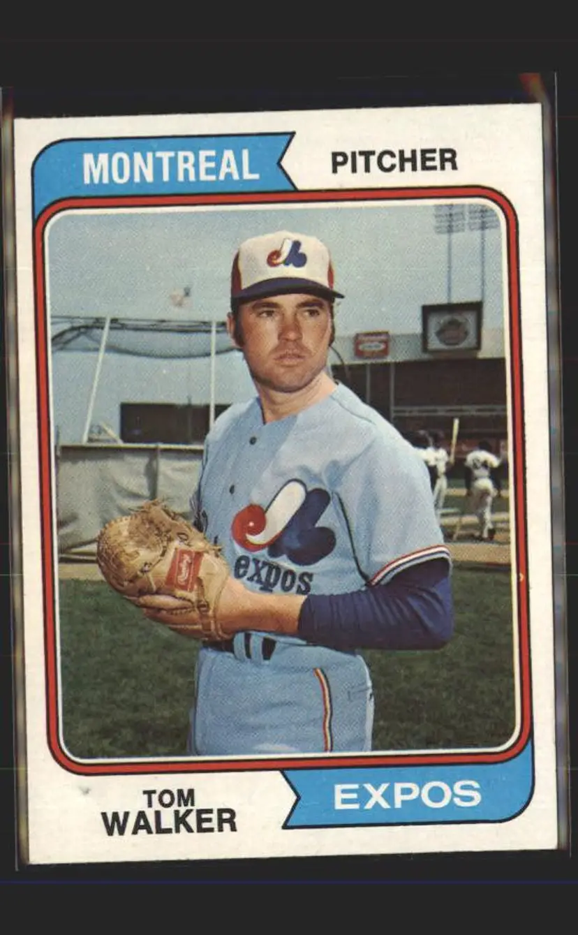 1974 Topps #193 Tom Walker - (pk5) - Montreal Expos