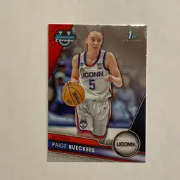 Paige Bueckers 2023-24 Bowman University Chrome #90 UConn Huskies Dallas Wings