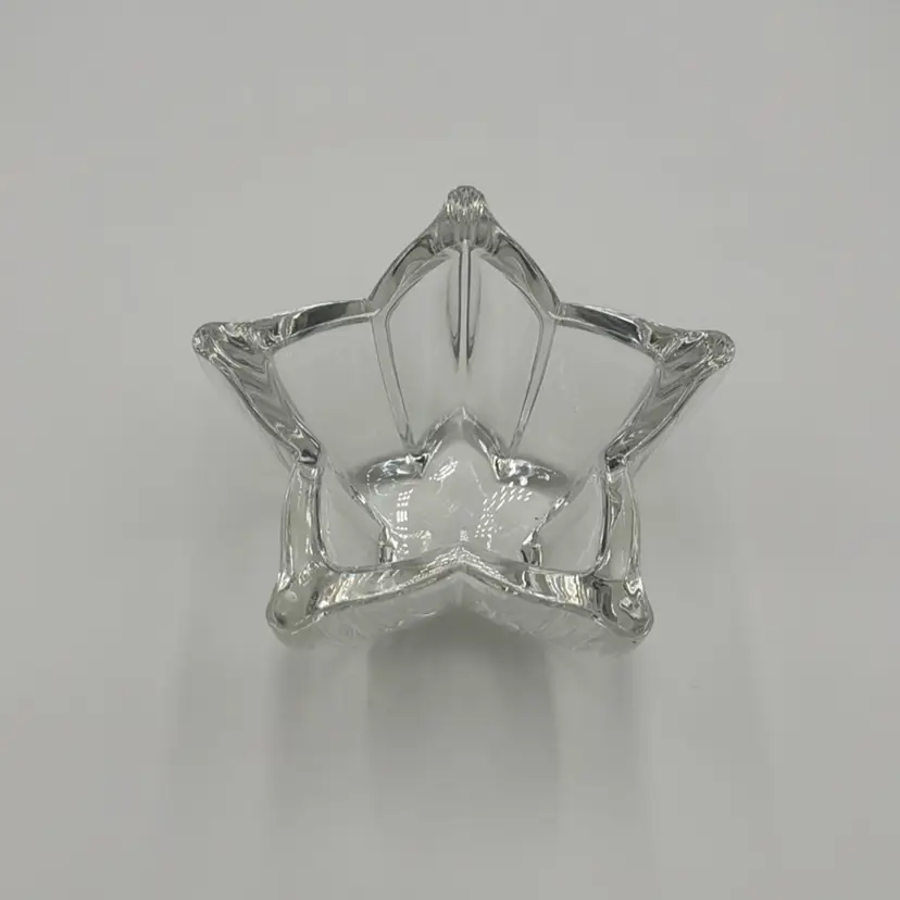 Star-Shaped Glass Votive