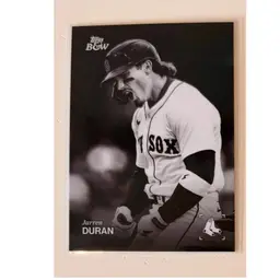 Jarren Duran Topps Black & White Boston Red Sox
