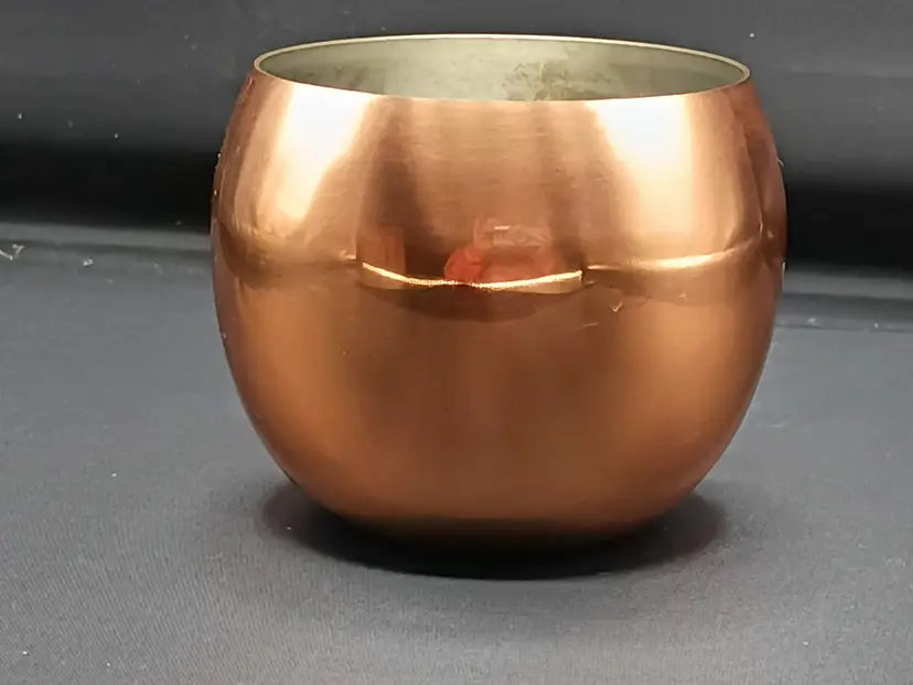 Vintage Coppercraft Guild 3" Cup Planter Round Country Farm Cottage