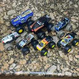 Lot Of 7 Hot Wheels Monster Trucks