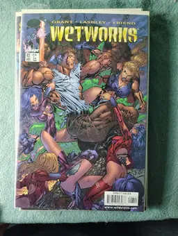1997 Wetworks #43 Grant Lashley Friend Cover Direct Edition Family Comics Modern