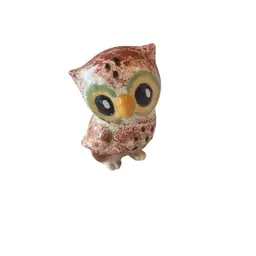 Vintage Speckled Ceramic Owl