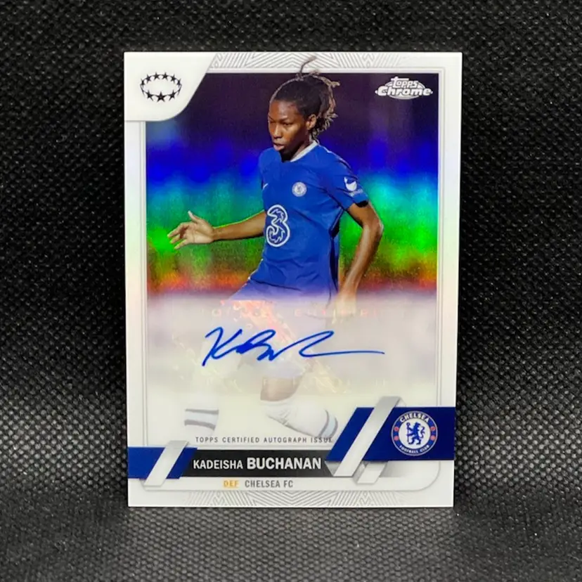 Kadeisha Buchanan 2022/23 Topps Chrome Autograph Soccer Card