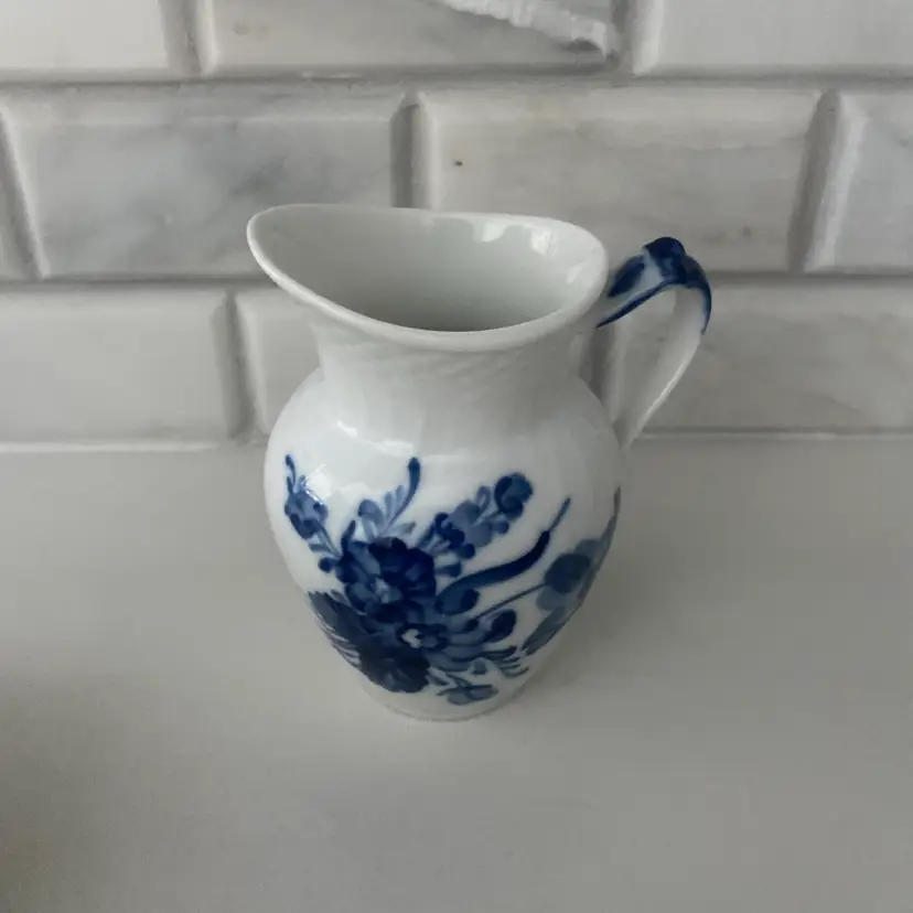 Royal Copenhagen Blue & White Creamer