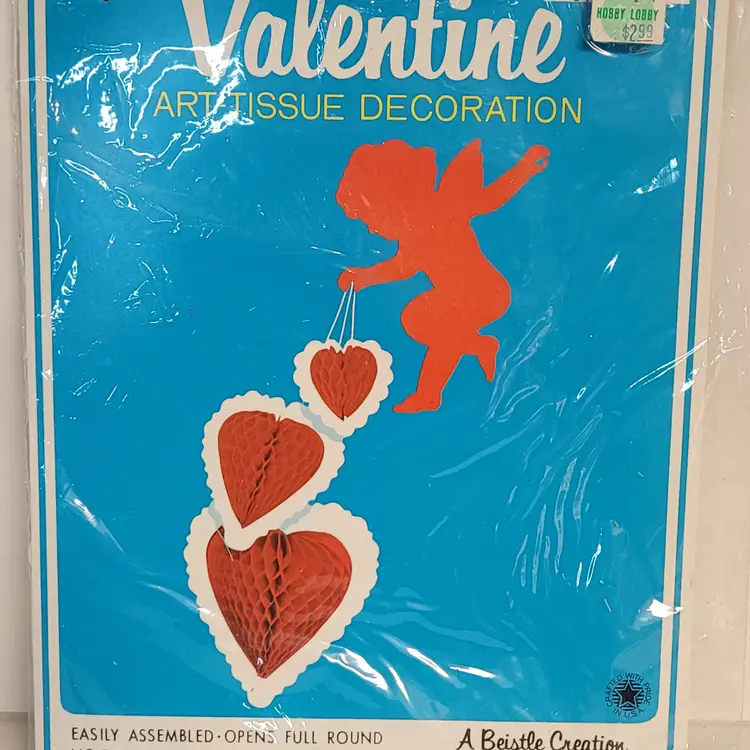 Beistle 1979 Valentine's Decoration