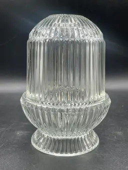Fairy Lamp Clear ribbed Homeco