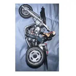 2010 GI Joe Pursuit of Cobra Doom Cycle w/Storm Rider Figure Hasbro -Read Description