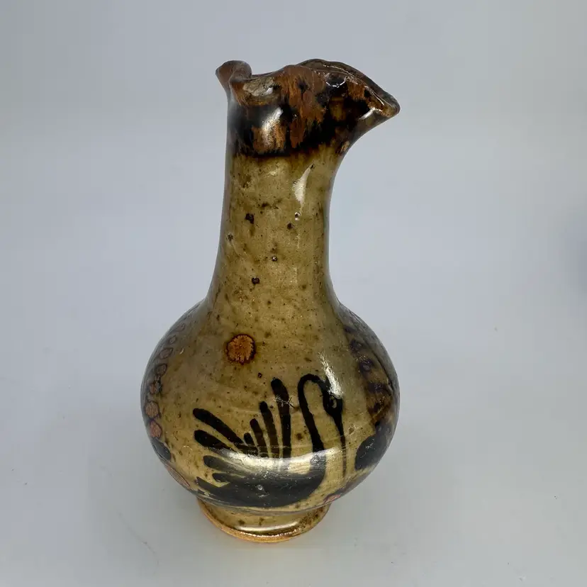 Tonala Mini Vase With Swan 4”