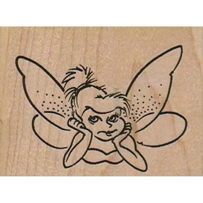 Tinker Bell Fairy Rubber Stamp - Peter Pan Fairy