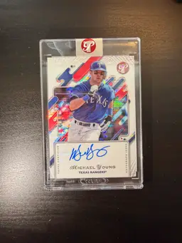 Michael Young 2025 Topps Pristine Auto