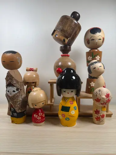Kokeshi’s and Vintage Variety!