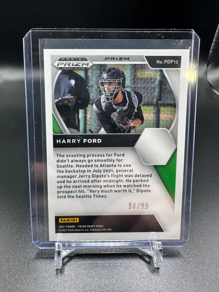 HARRY FORD Tiger Stripes PDP12 /99 2021 Prizm Draft Picks