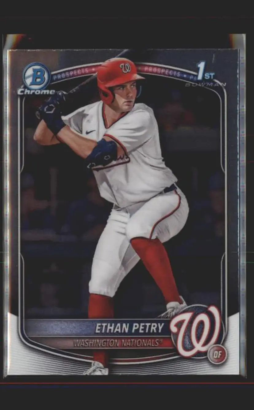 2025 Bowman Draft #BDC-151 Ethan Petry Chrome - (137) - Washington Nationals