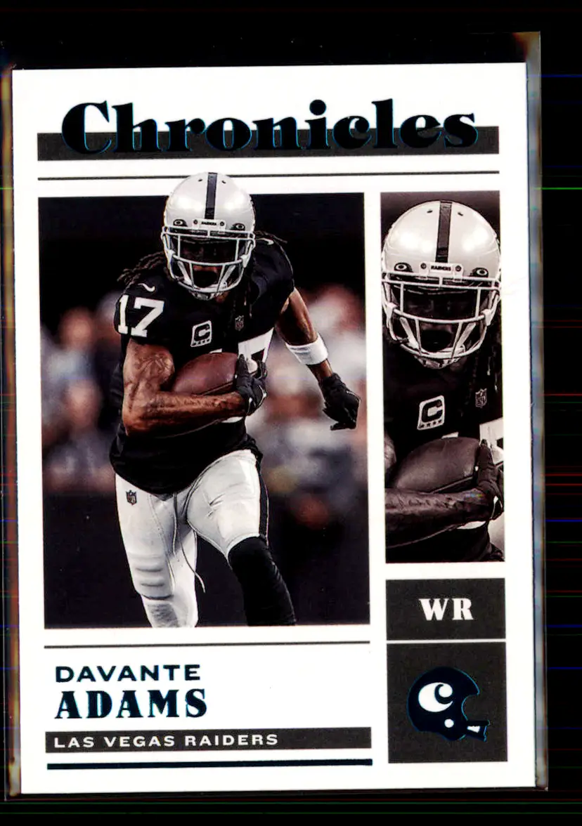 Davante Adams 2022 Panini Chronicles Teal #15 - (113) - Las Vegas Raiders
