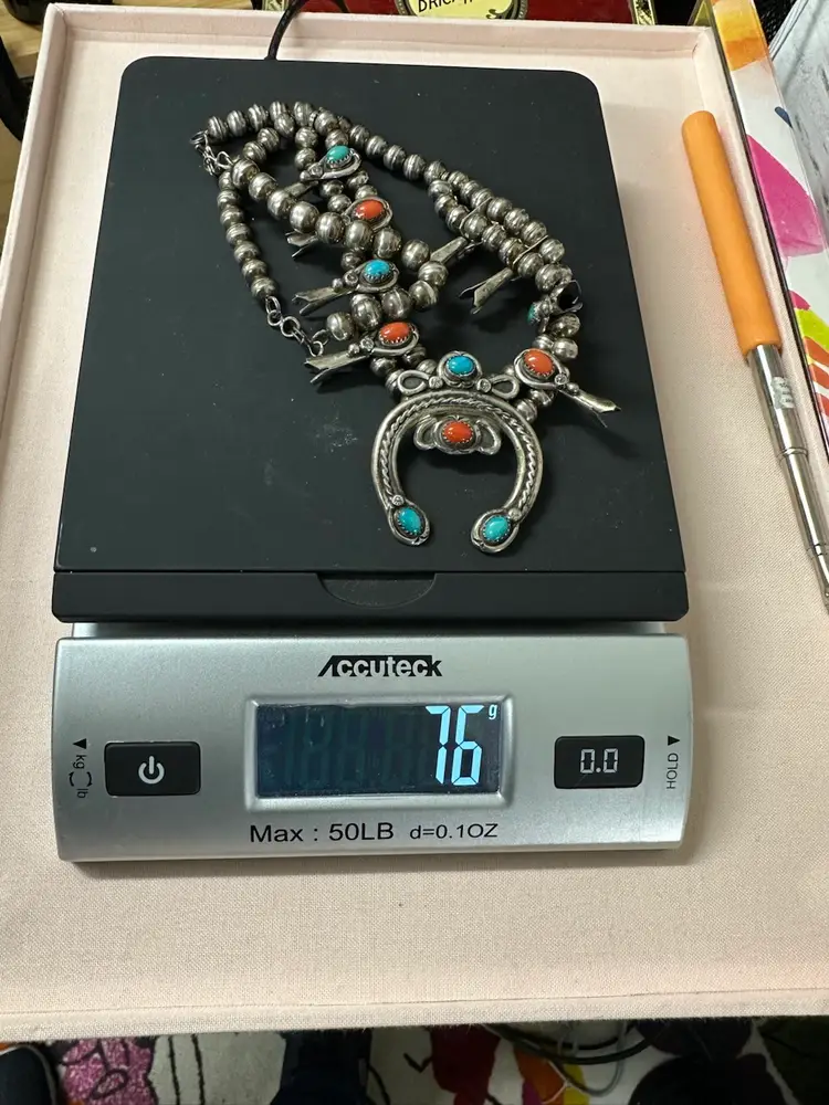 Vintage Squash Blossom Necklace