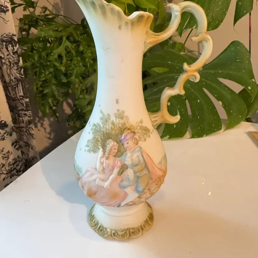 Vintage Courting Couple Pitcher