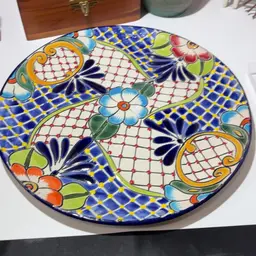 Talavera Made In Mexico Lead Free Plate