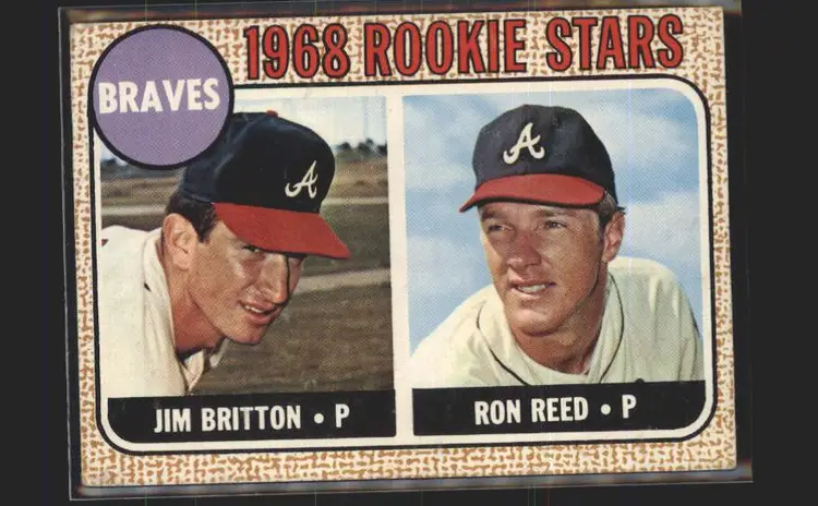 Braves 1968 Rookie Stars (Jim Britton / Ron Reed) 1968 Topps #76 - (140) - Atlanta Braves