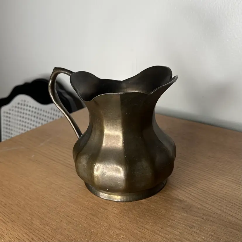Vintage Brass Pitcher Made in Italy