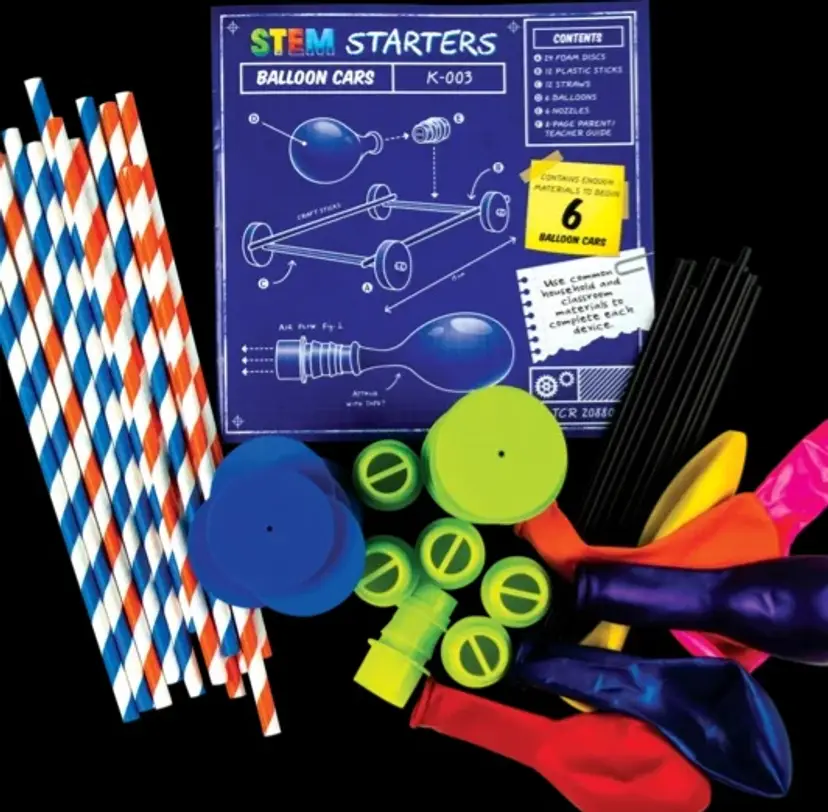 Teacher Created Resources STEM Starters Balloon Cars TCR20880 Lot of 4 Packs
