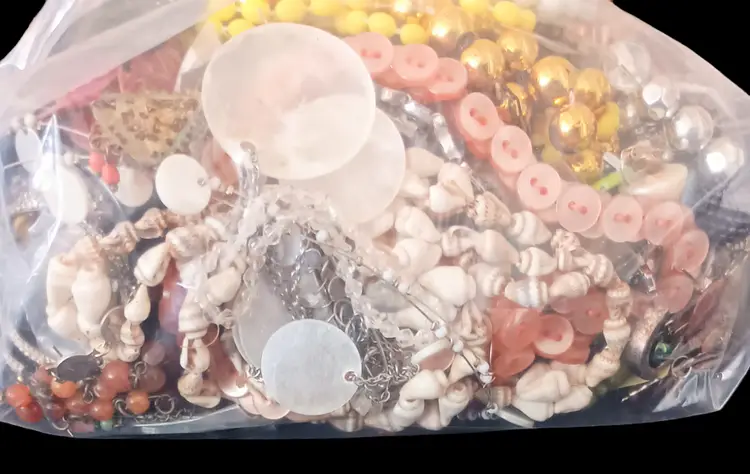 3 Lb Repurpose Repair Redesign Junk Jewelry Lot New Modern Vintage Mix 1