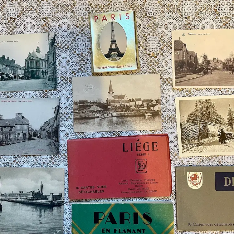 Antique and Vintage Postcard Lot Europe Mexico Canada