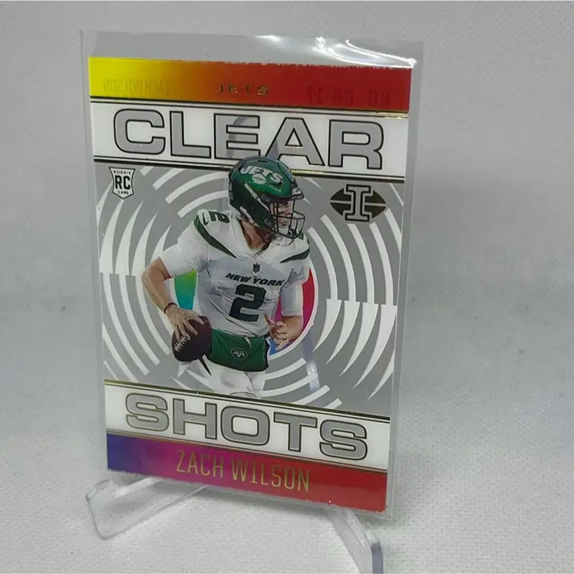 2021 Panini Illusions Clear Shots Zach Wilson Rookie New York Jets