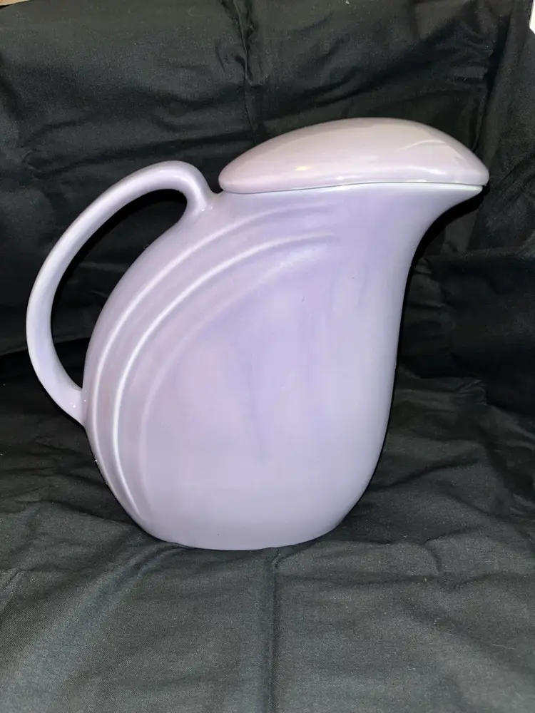 Vintage Hall Water Pitcher With Ice Catcher And Lid