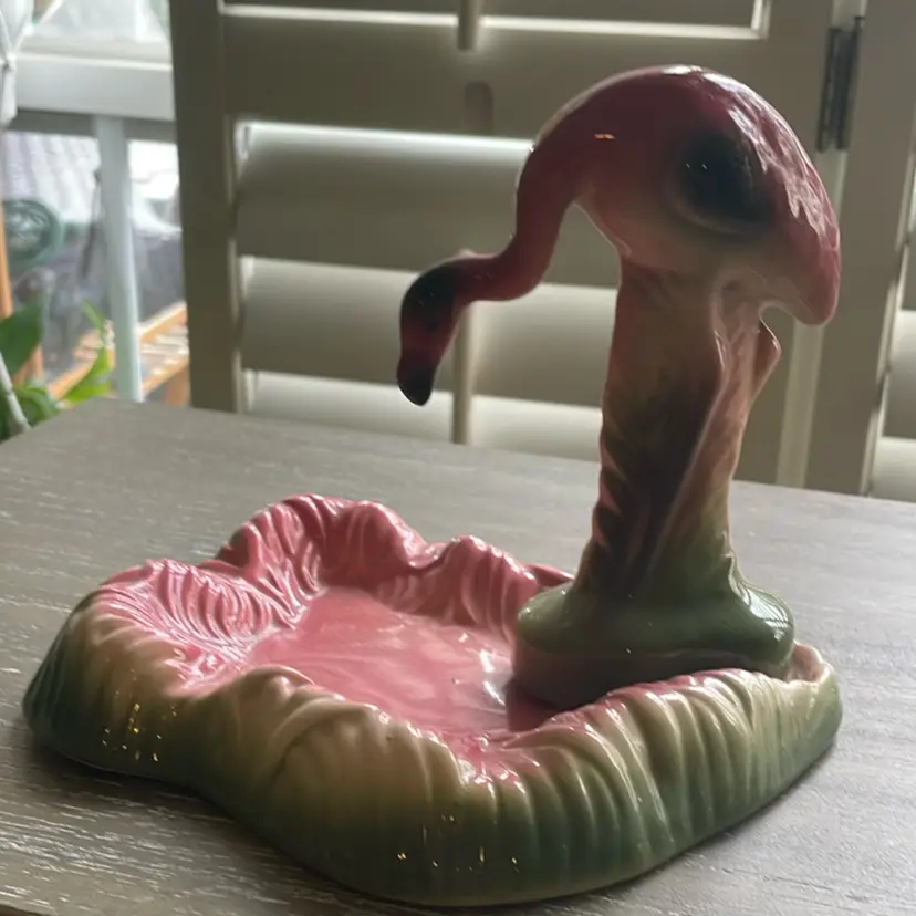 1950’s Flamingo In Pond
